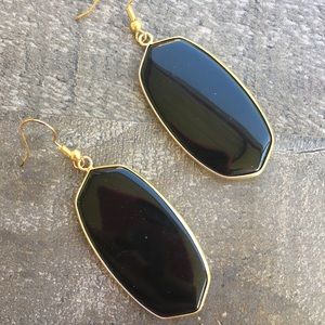 Black Agate Earrings